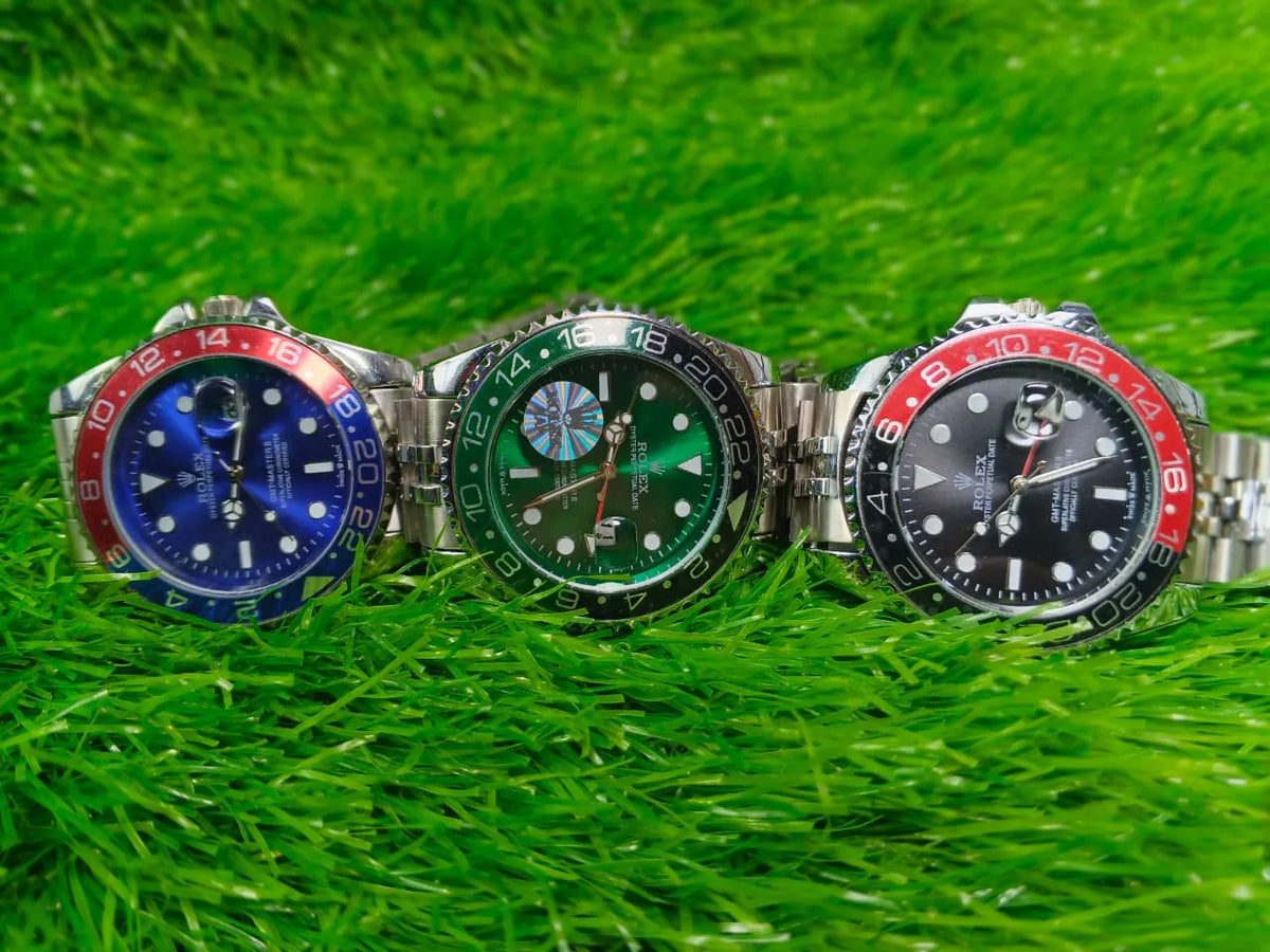 Men’s Two Tone Rotating Bezel Stainless Steel Sports Watch