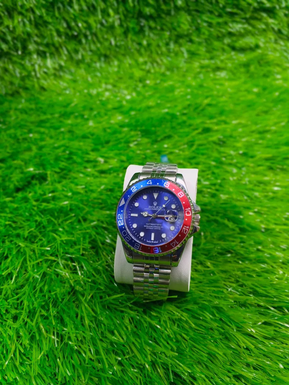 Men’s Two Tone Rotating Bezel Stainless Steel Sports Watch