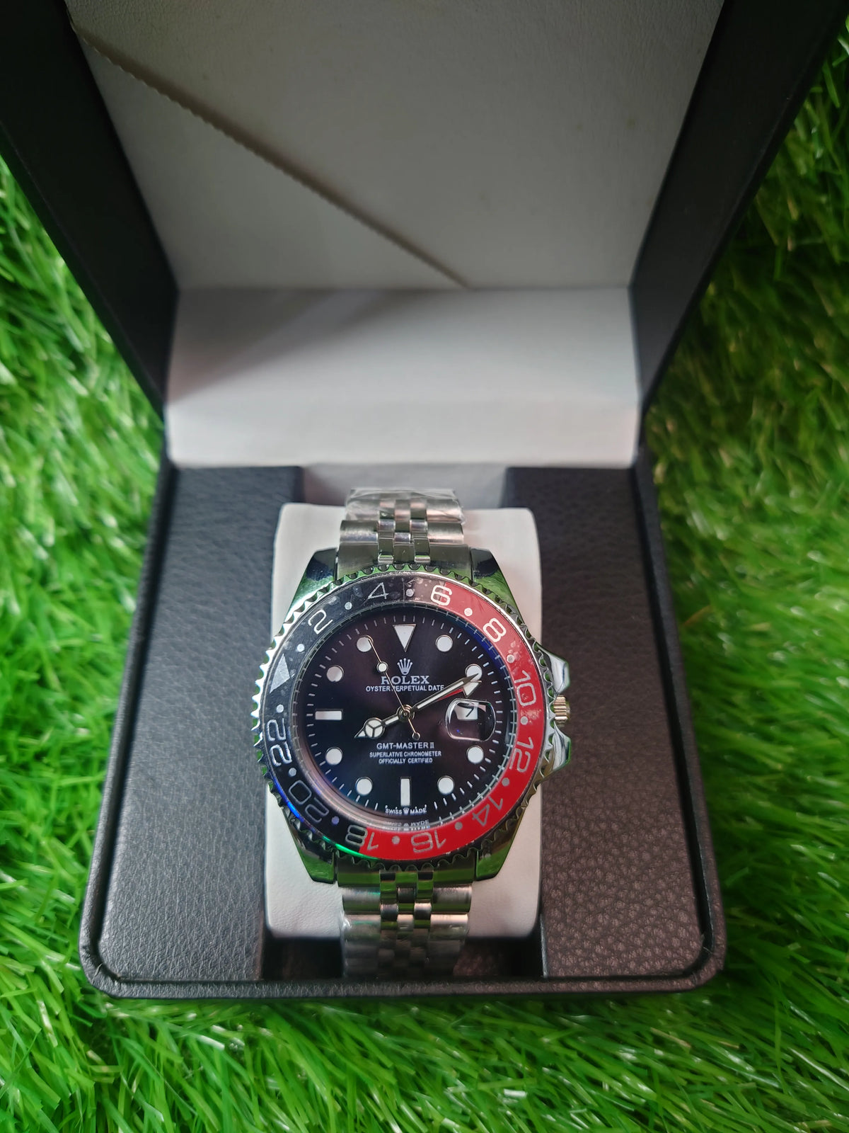 Men’s Two Tone Rotating Bezel Stainless Steel Sports Watch