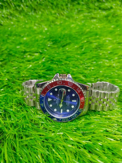 Men’s Two Tone Rotating Bezel Stainless Steel Sports Watch