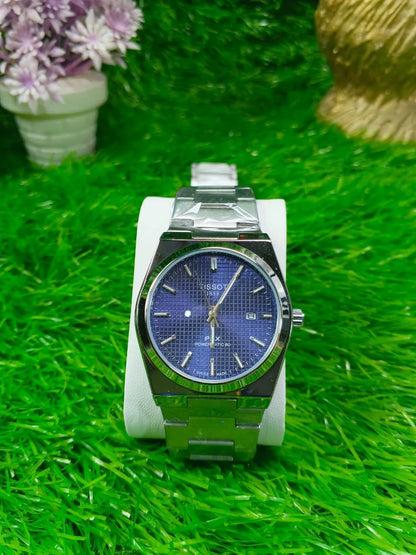 Men’s Stainless Steel Bracelet Watch with Date