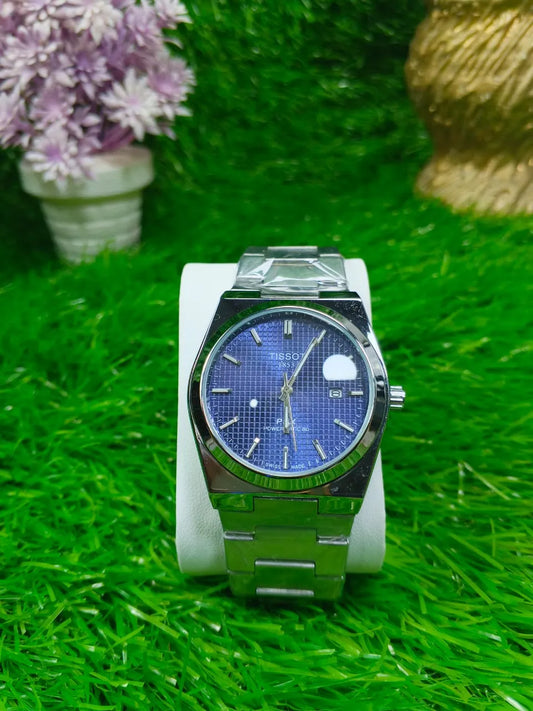 Men’s Stainless Steel Bracelet Watch with Date
