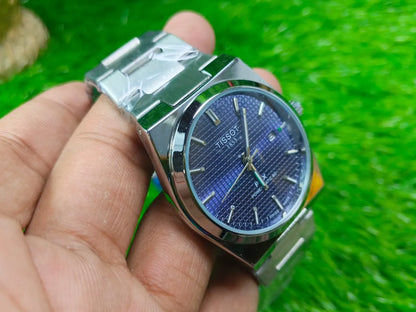 Men’s Stainless Steel Bracelet Watch with Date