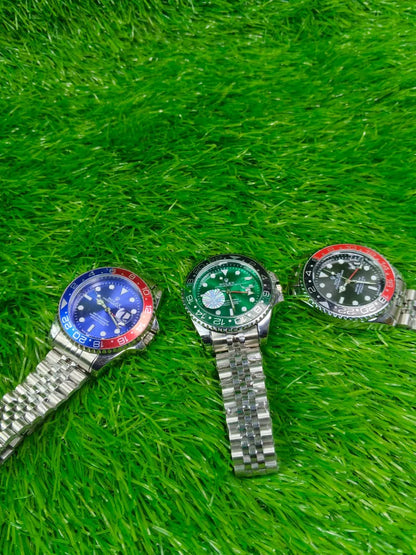 Men’s Two Tone Rotating Bezel Stainless Steel Sports Watch