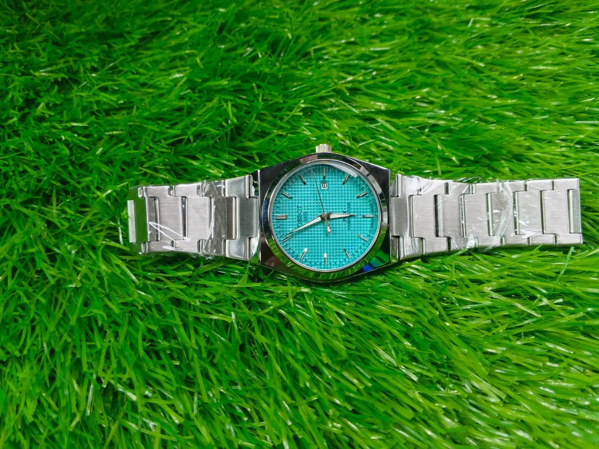 Men’s Stainless Steel Bracelet Watch with Date