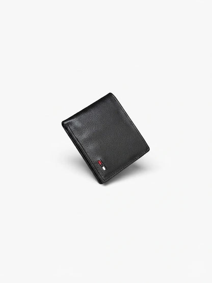 Black Leather Bifold Wallet for Men | Multi-Card Slot | RB Store
