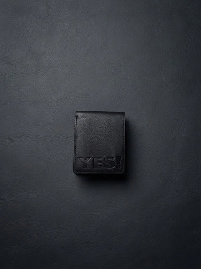 YESI Black Embossed Leather Bifold Wallet for Men | Branded | RB Store